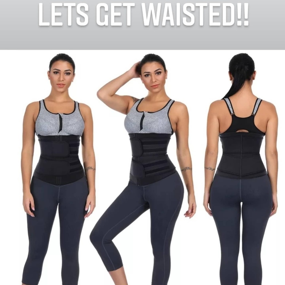 🔥🆕️ Waist Trainer Work Out Back Support 2 in 1 - Picture 3 of 6